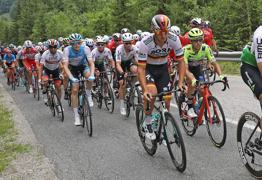 Pascal Ackermann in the bunch during stage 1 at the Tour of Slovenia