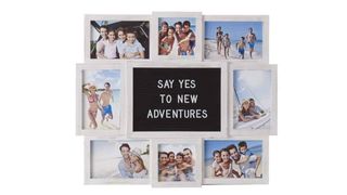 Melannco Customizable Letter Board Photo Collage