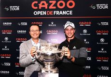 French Open Live Stream: 2022 winner Guido Migliozzi with the French Open trophy GettyImages 1427275936