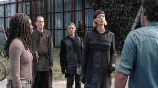 Jadis and her people in The Walking Dead.