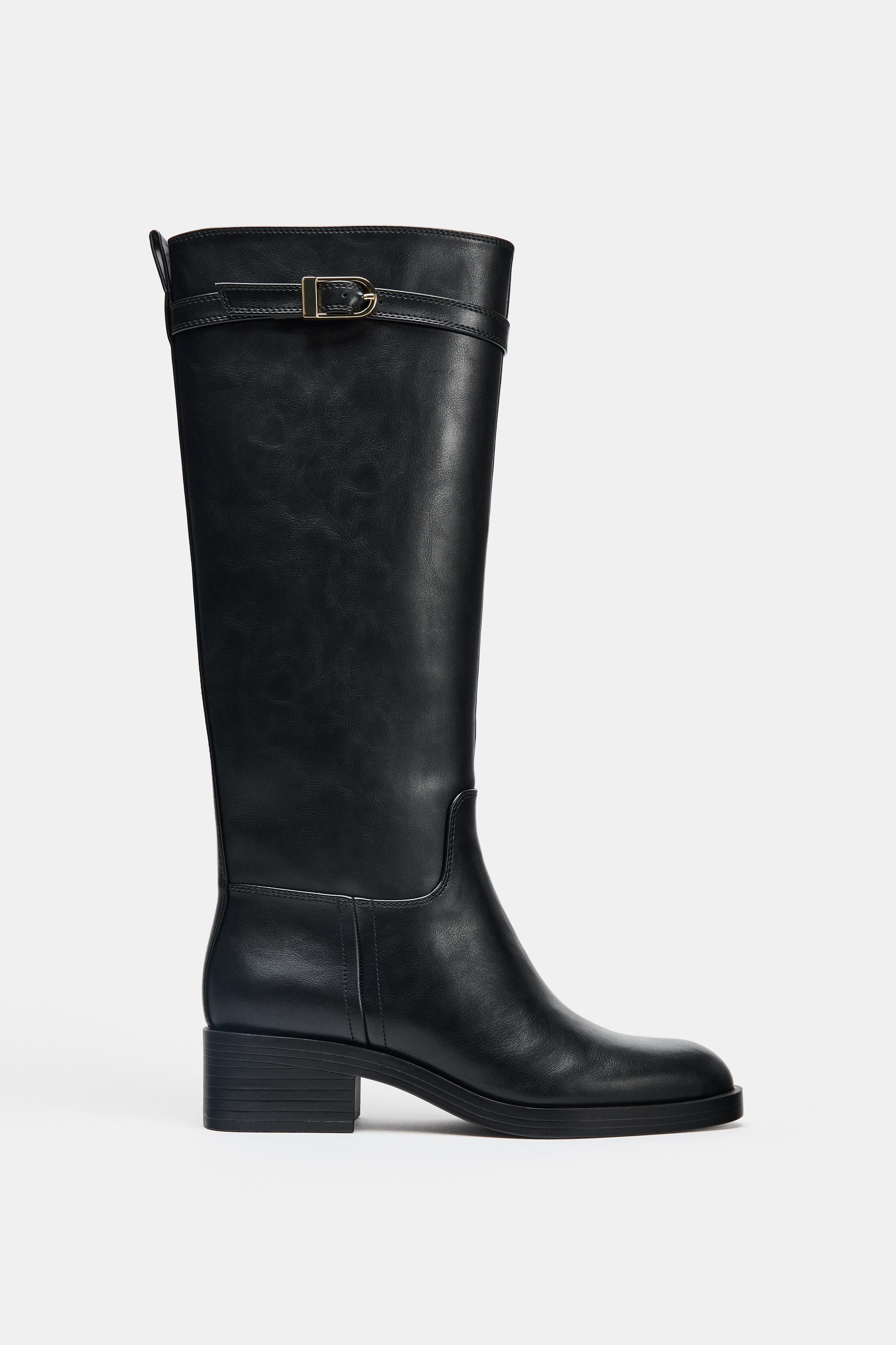 Buckled Jodhpur Boots
