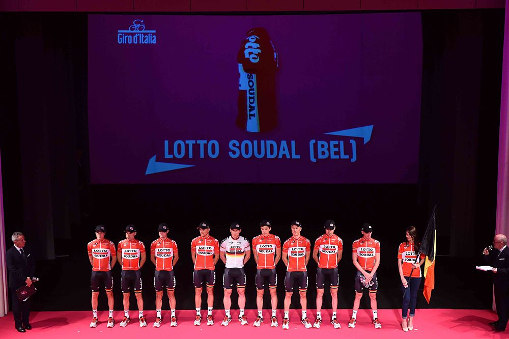 2015 Giro d'Italia team presentation Lotto-Soudal