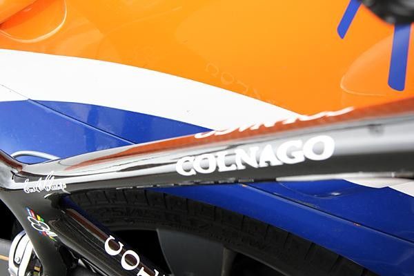 The rounded top tube is far more traditional in shape.