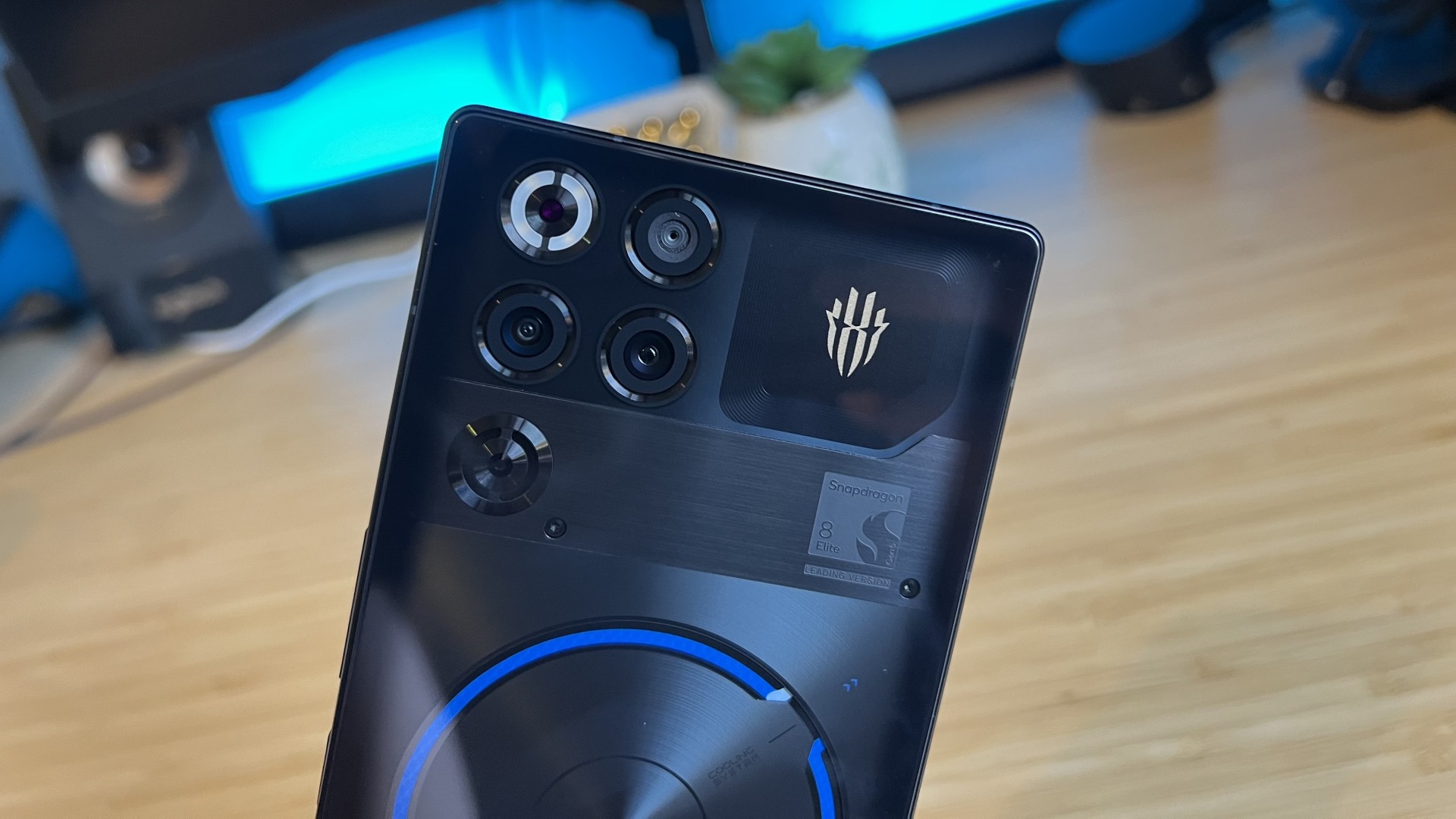Close up on camera system of RedMagic 11S Pro gaming phone