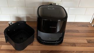 The Proscenic T22 Air Fryer with the frying basket removed