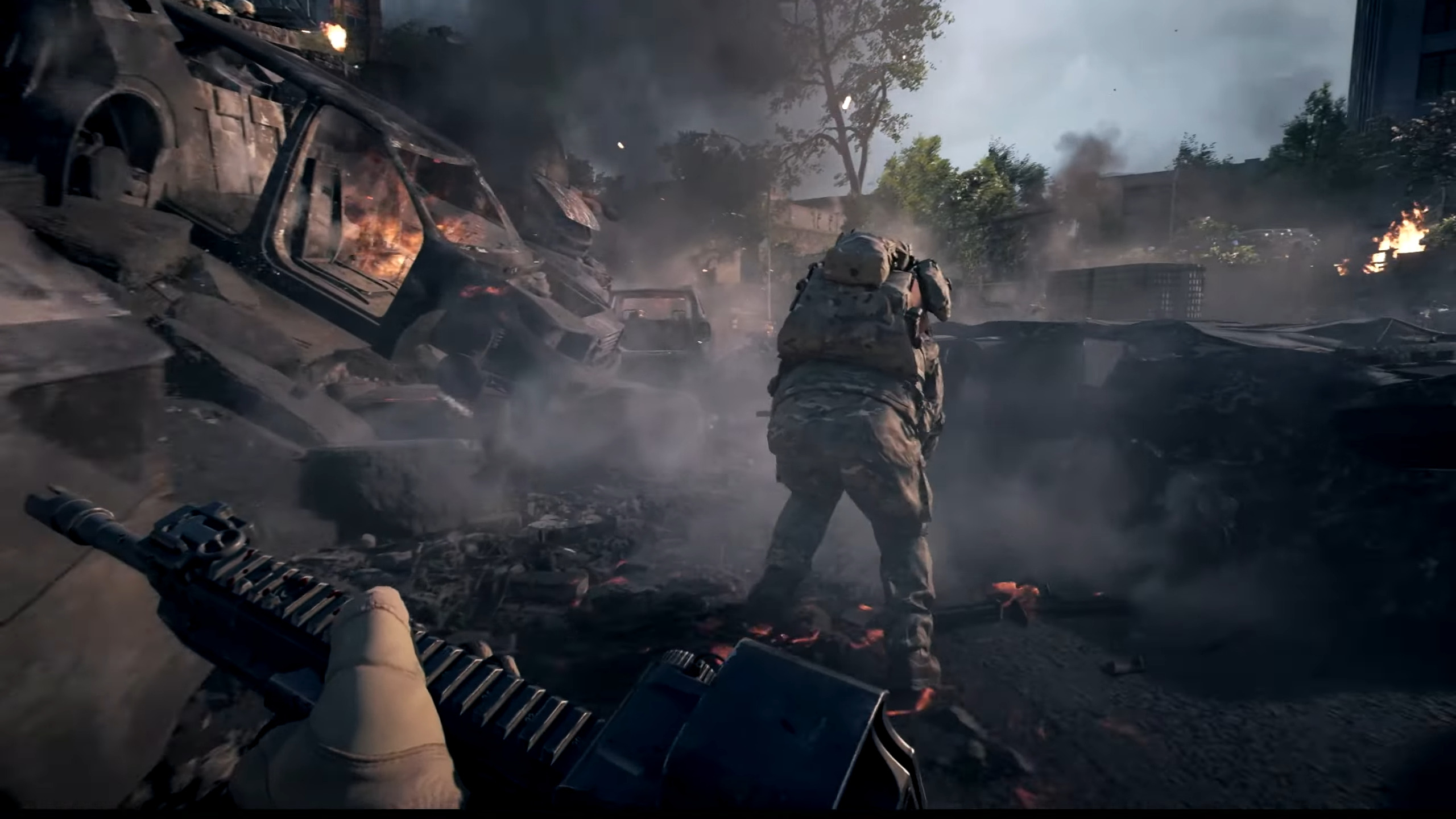Screenshot from the Battlefield 6 multiplayer reveal