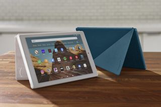 Amazon Fire HD 10 in Tent Mode