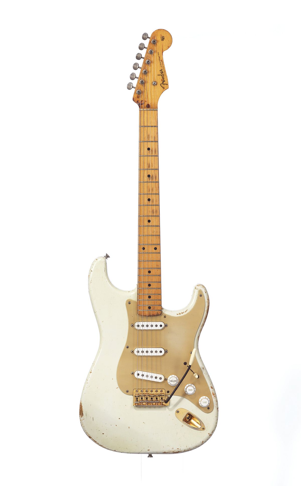White Fender Stratocaster