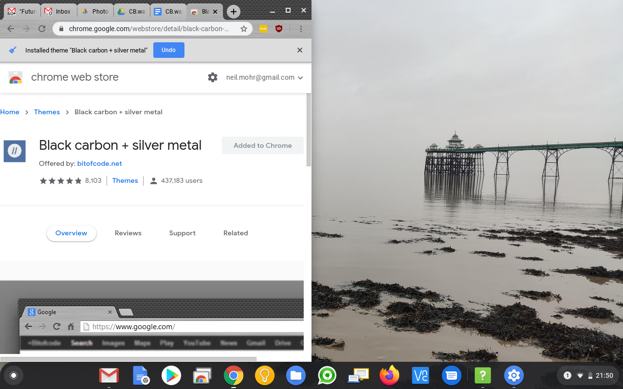 How to change a Chromebook's wallpaper