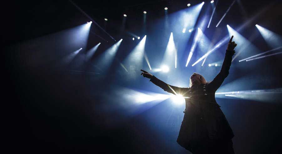 Biff Byford on stage