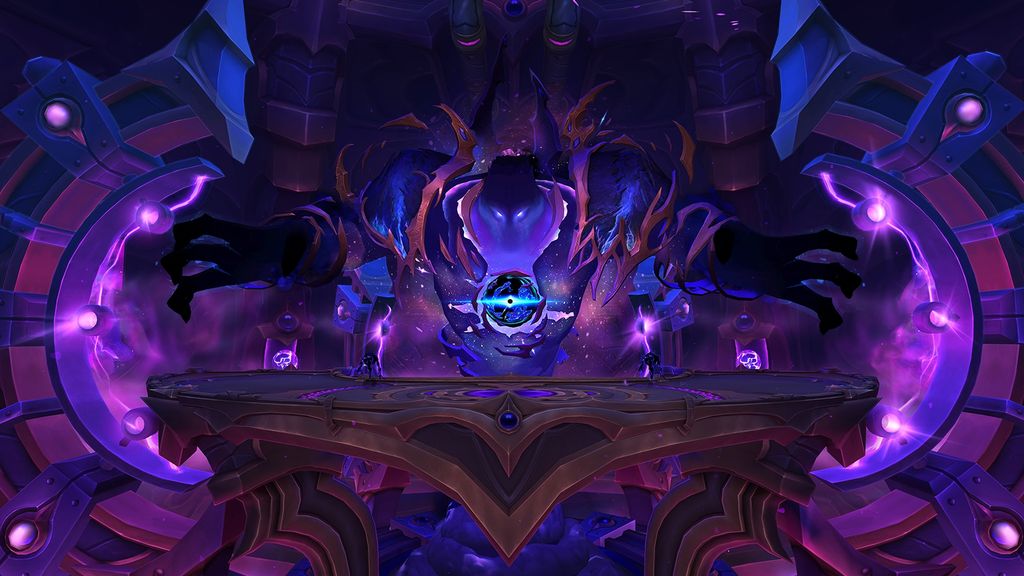 Promotional screenshot of Dimensius from World of Warcraft: The War Within