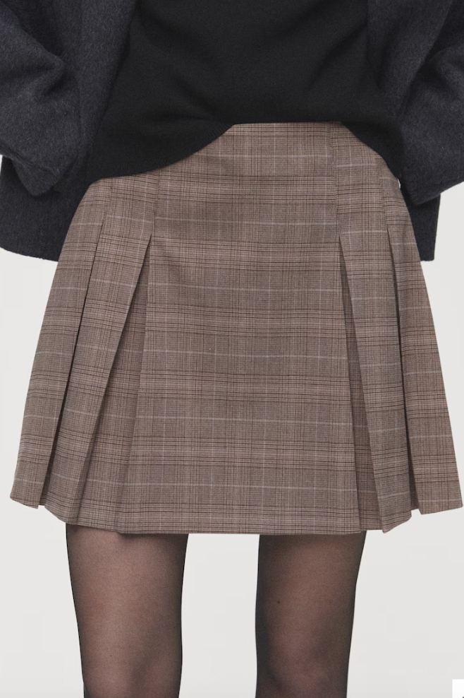 Mango, Pleated Mini-Skirt - Women 
