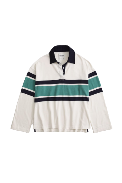 Abercrombie & Fitch Long sleeves rugby polo top