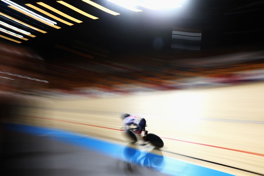 Ryan Owens of Great Britain competes in the Men's Sprint Qualifying