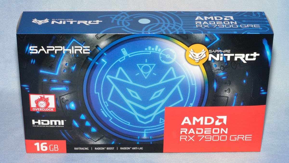Sapphire RX 7900 GRE Nitro+
