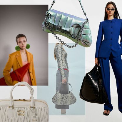Graphics of winter 2024's handbag trends