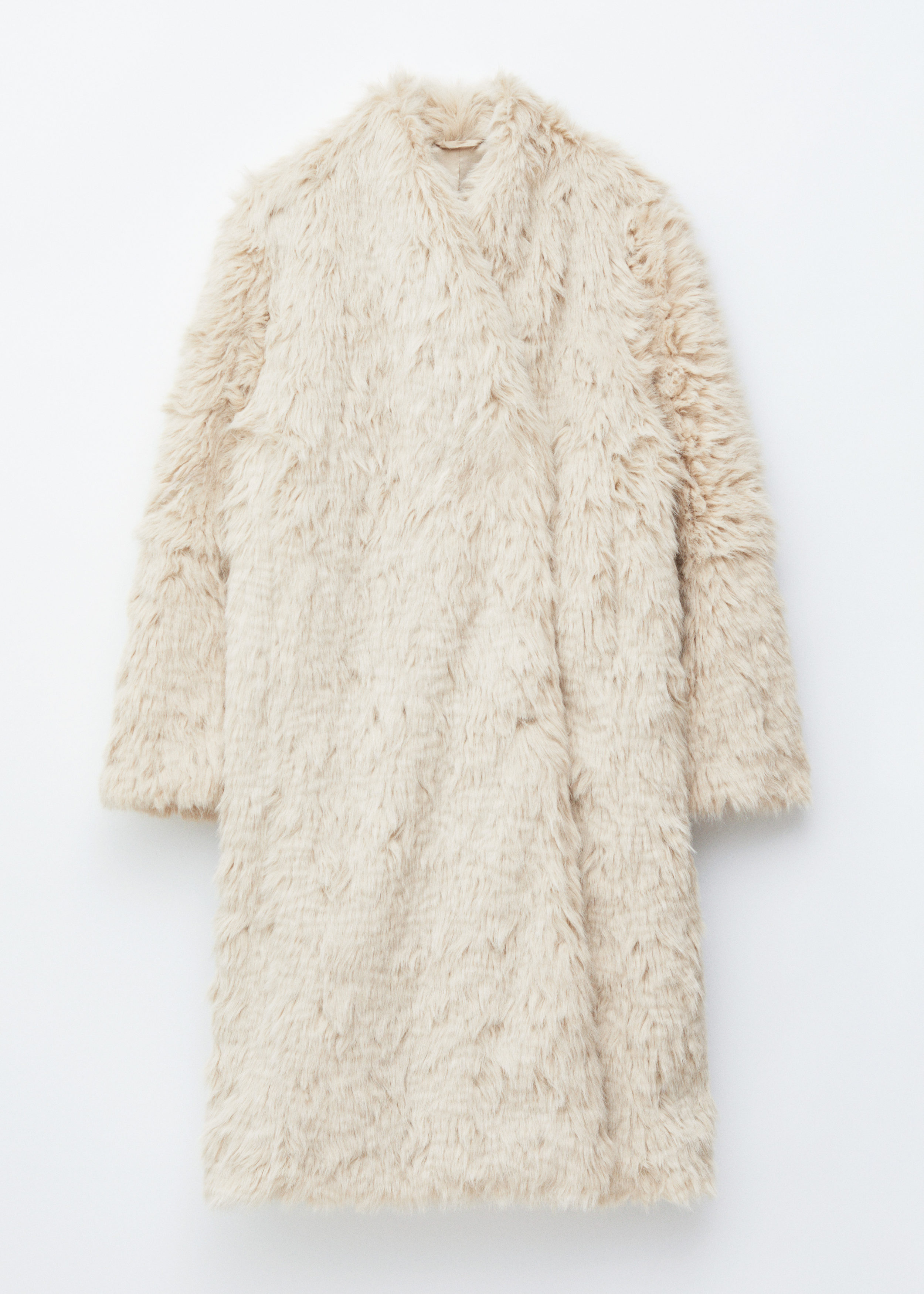 Faux Fur Midi Coat