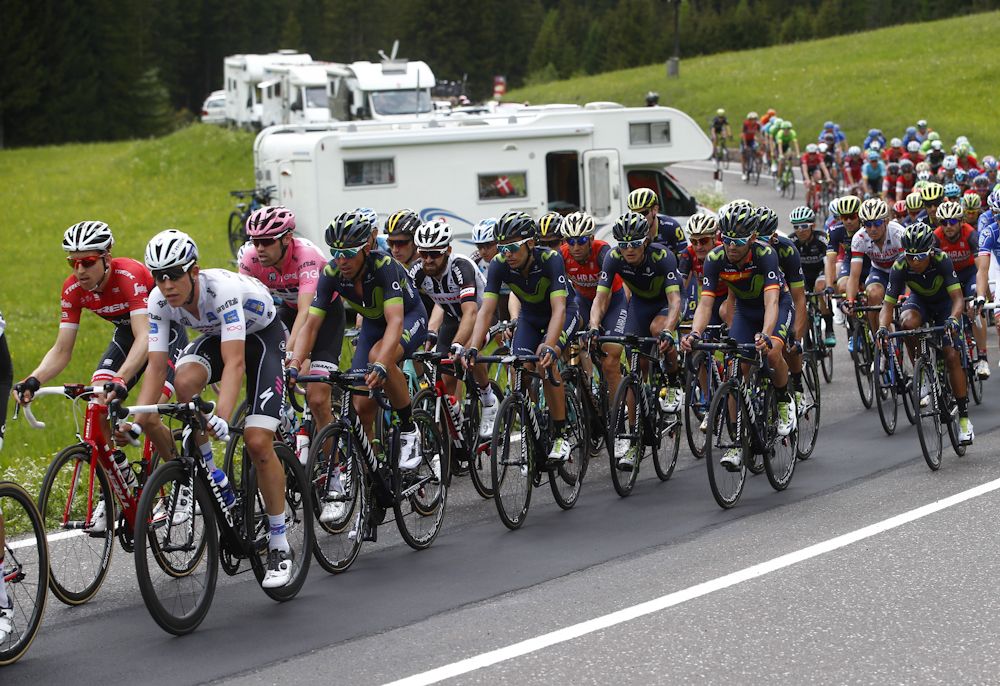 Scenery from along the route of stage 17 at the Giro