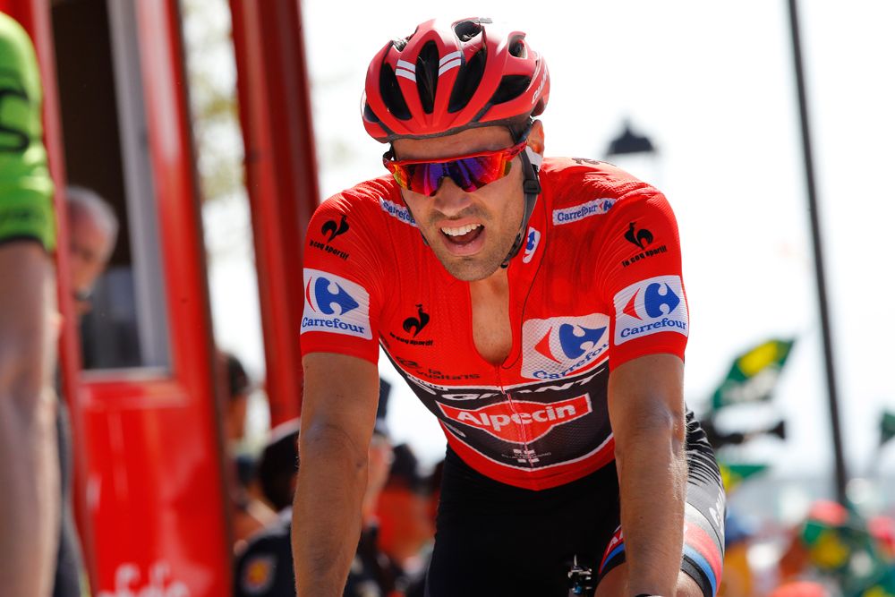 Tom Dumoulin (Team Giant-Alpecin) lost his red jersey to Chaves