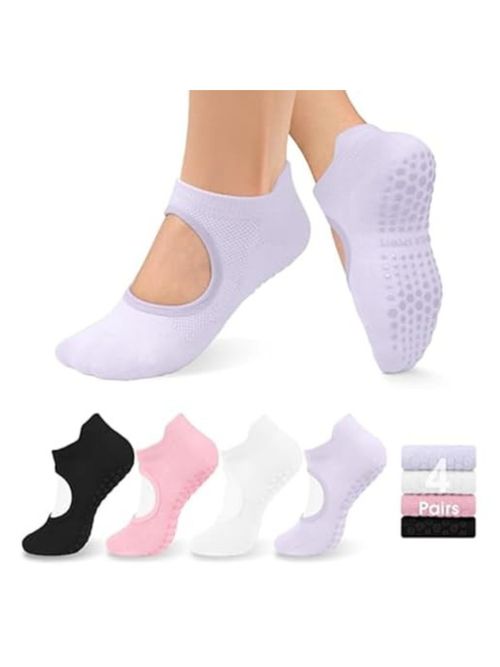 4-pk Grip Socks