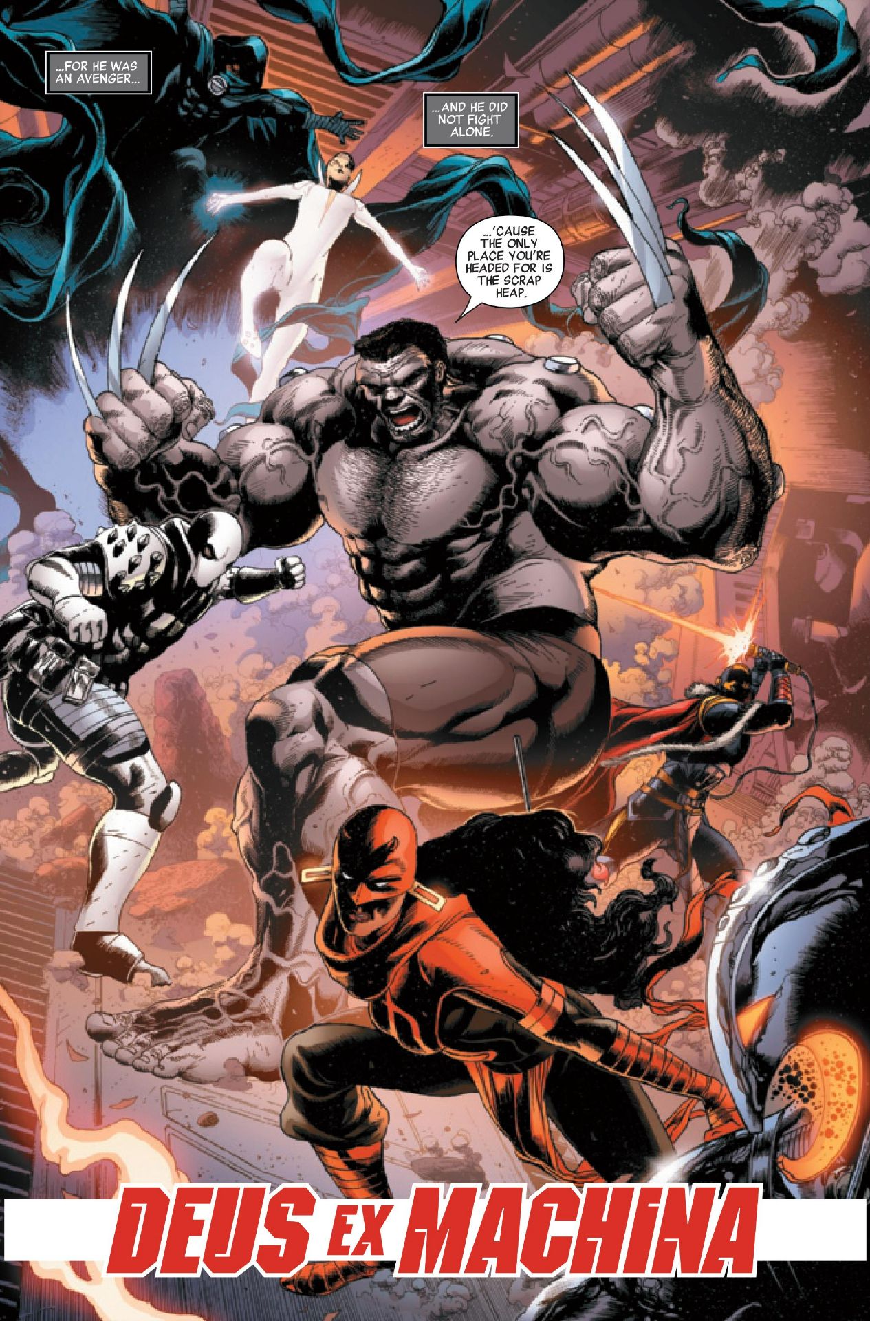 Savage Avengers #10 interior art