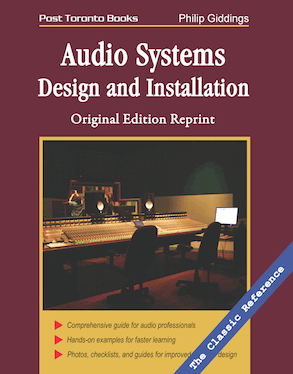 Post Toronto Republishes Audio Systems Design and Installation