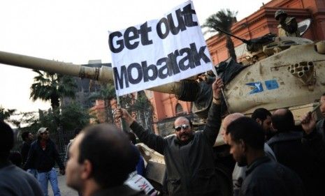 Egypt&amp;#039;s revolt escalated into violence this week as President Hosni Mubarak remains in power. 