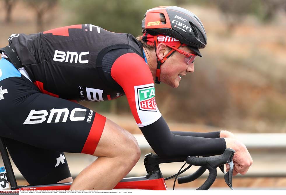 Stefan Kung (BMC Racing) on the attack