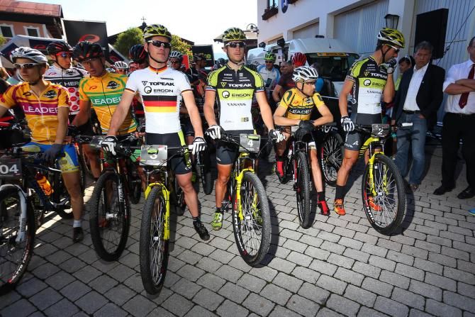Race leaders on the front line ahead of stage 3