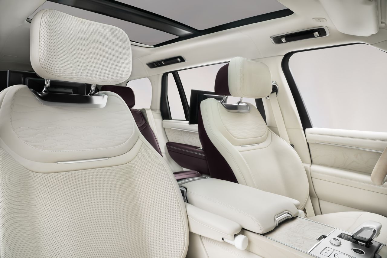 Details of the one-off Range Rover Pearl of Tay edition