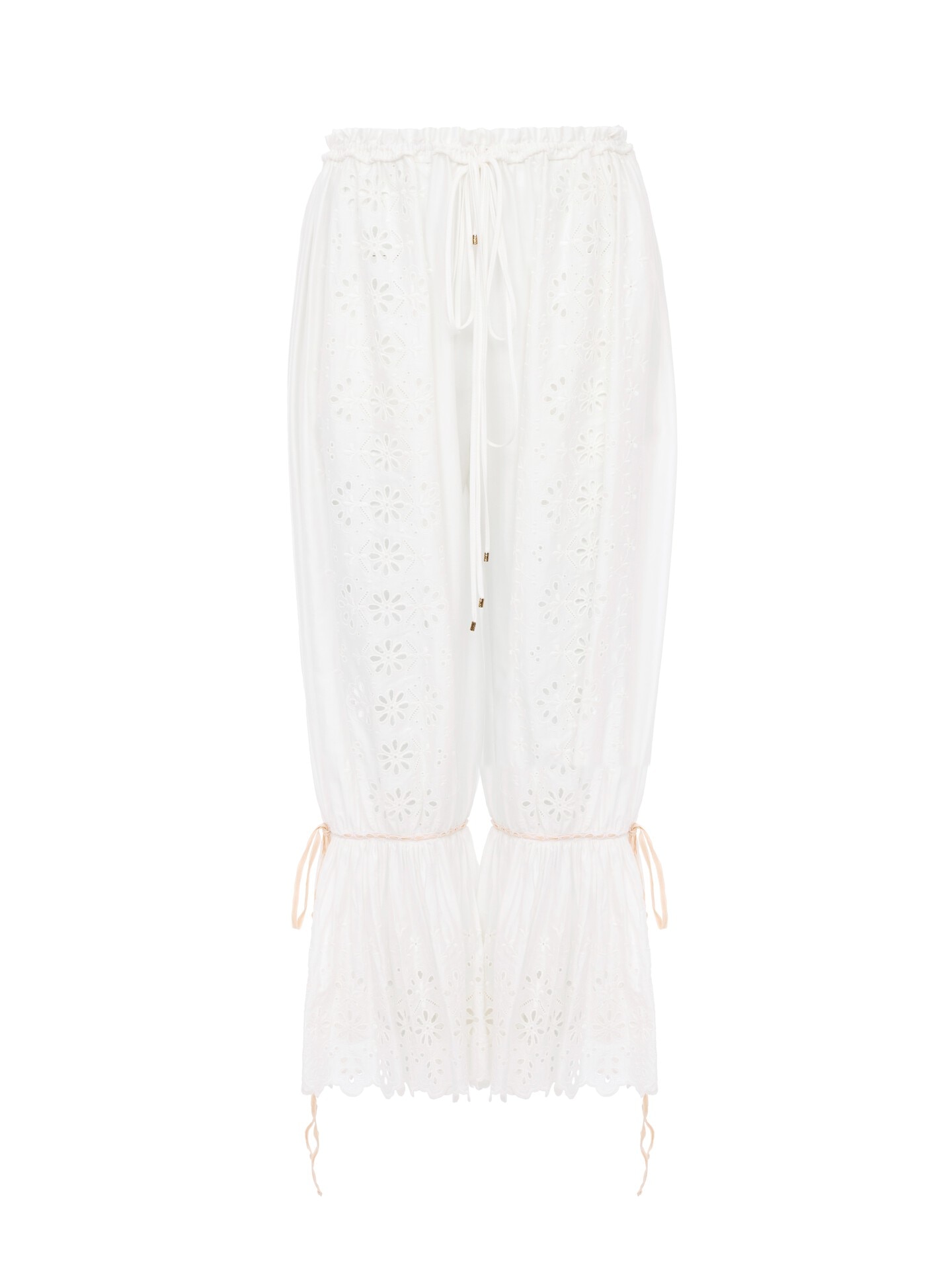 Fluid Drawstring Pants in Soft Cotton