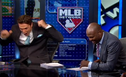 MLB analyst predicts Buster Posey home run, freaks out when it happens seconds later
