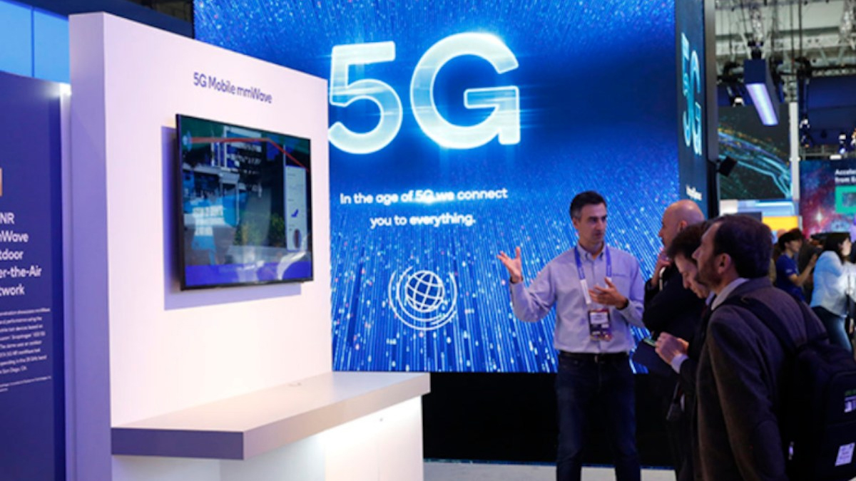 5G demo at MWC 2022