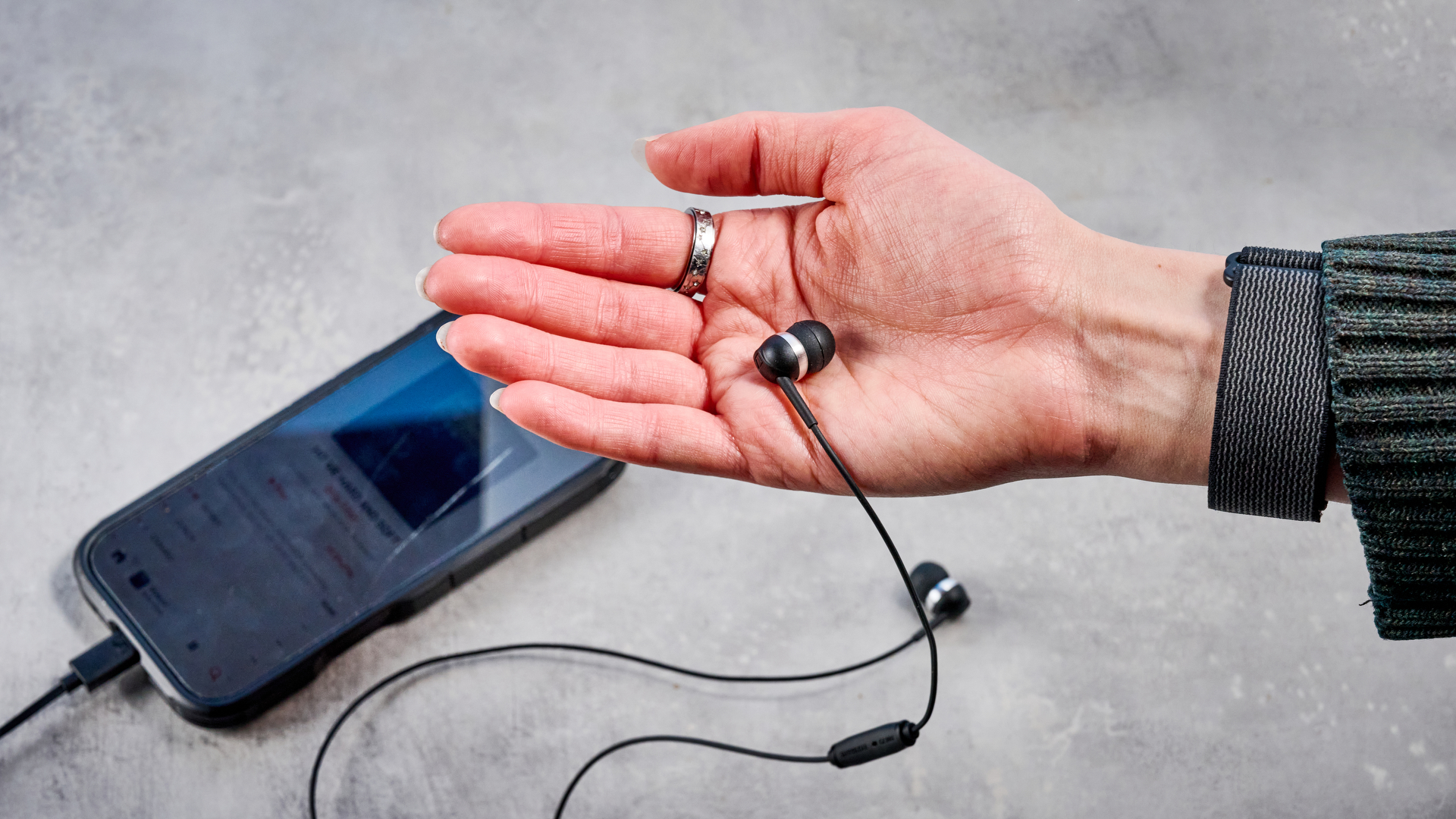 Sennheiser CX 80U wired earbuds in black