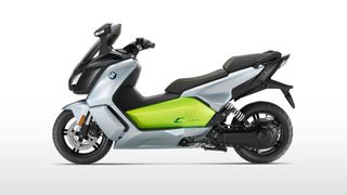 The BMW C-Evolution features regenerative braking, which boosts the battery as you slow down