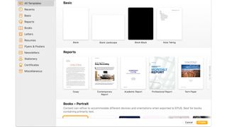 Pages templates