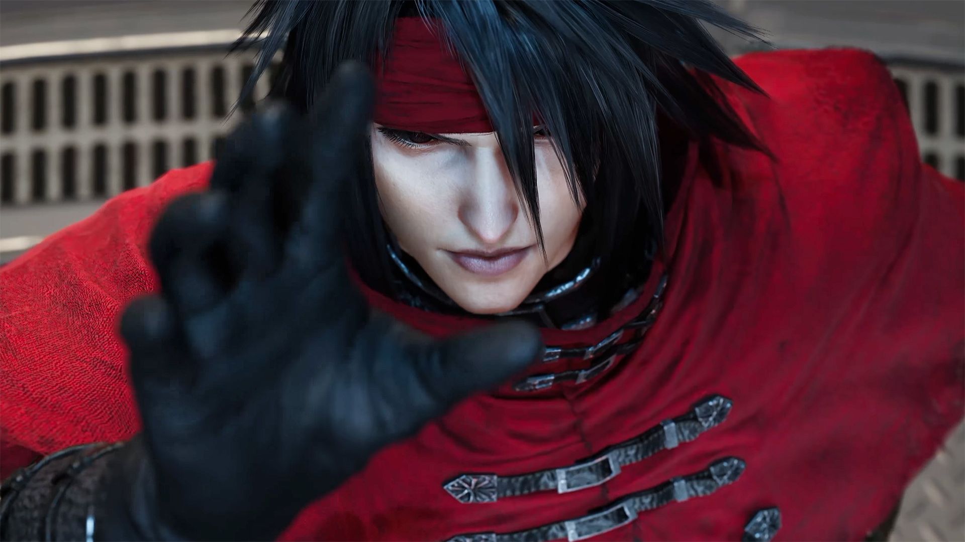 Final Fantasy 7 Revelation - Vincent Valentine closeup