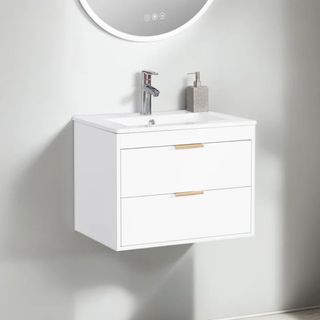 Valyncia Single Bathroom Vanity with Ceramic Top