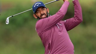 Pablo Larazzabal takes a shot at The Open