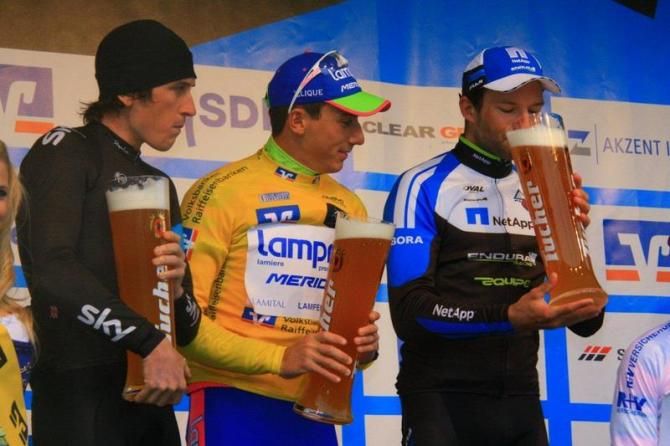 Time for a well-deserved drink for Jan Barta (NetApp-Endura)