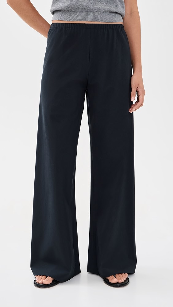 Cotton Poplin Colby Pants - Navy