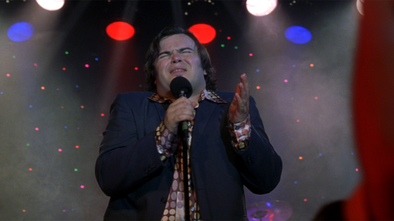 Jack Black as Barry singing in High Fidelity