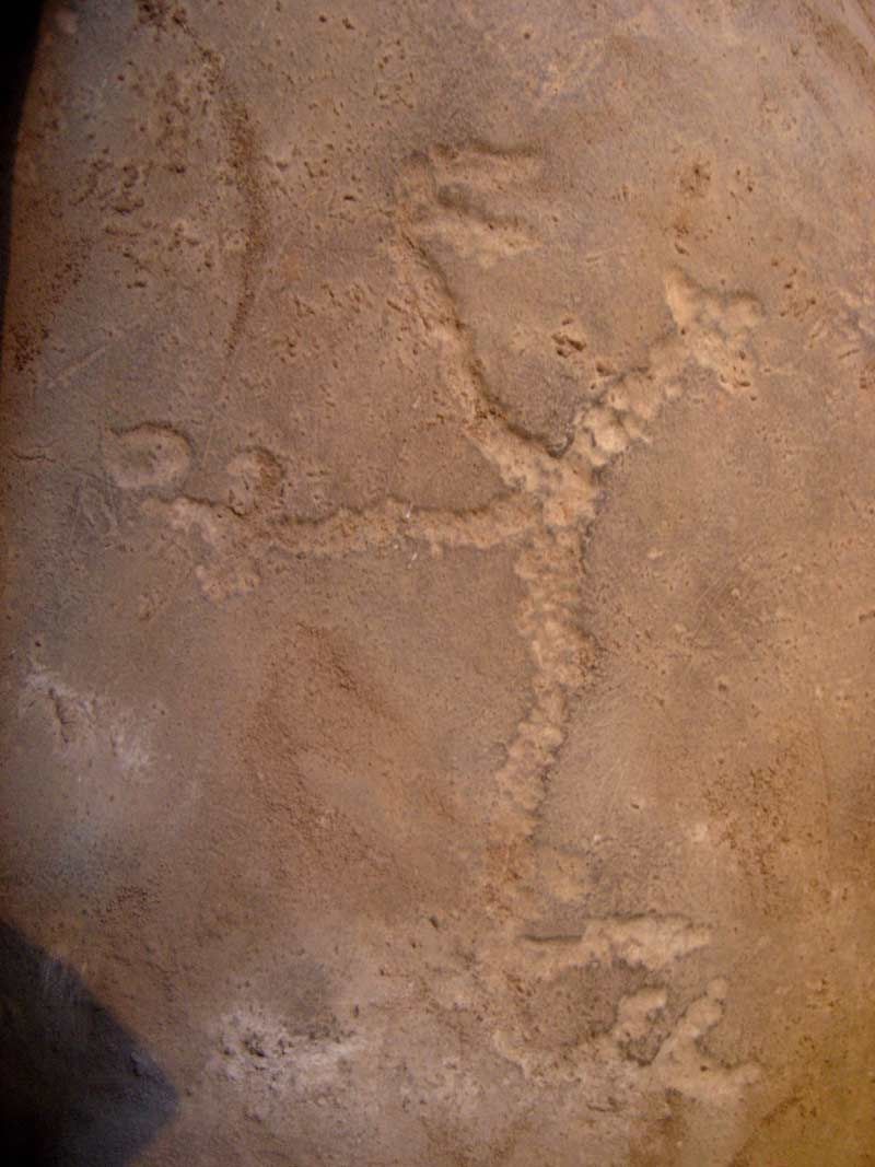 The researchers suspect the petroglyph of the man with the oversized phallus, which they have dubbed &quot;the little horny man,&quot; was likely used in fertility rituals.