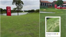 Pictures of the greens at Qizhong Garden Golf Club in Shanghai