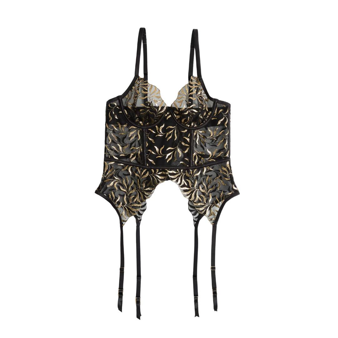 M&amp;amp;S x Coco de Mer, Enigma Embroidery Basque