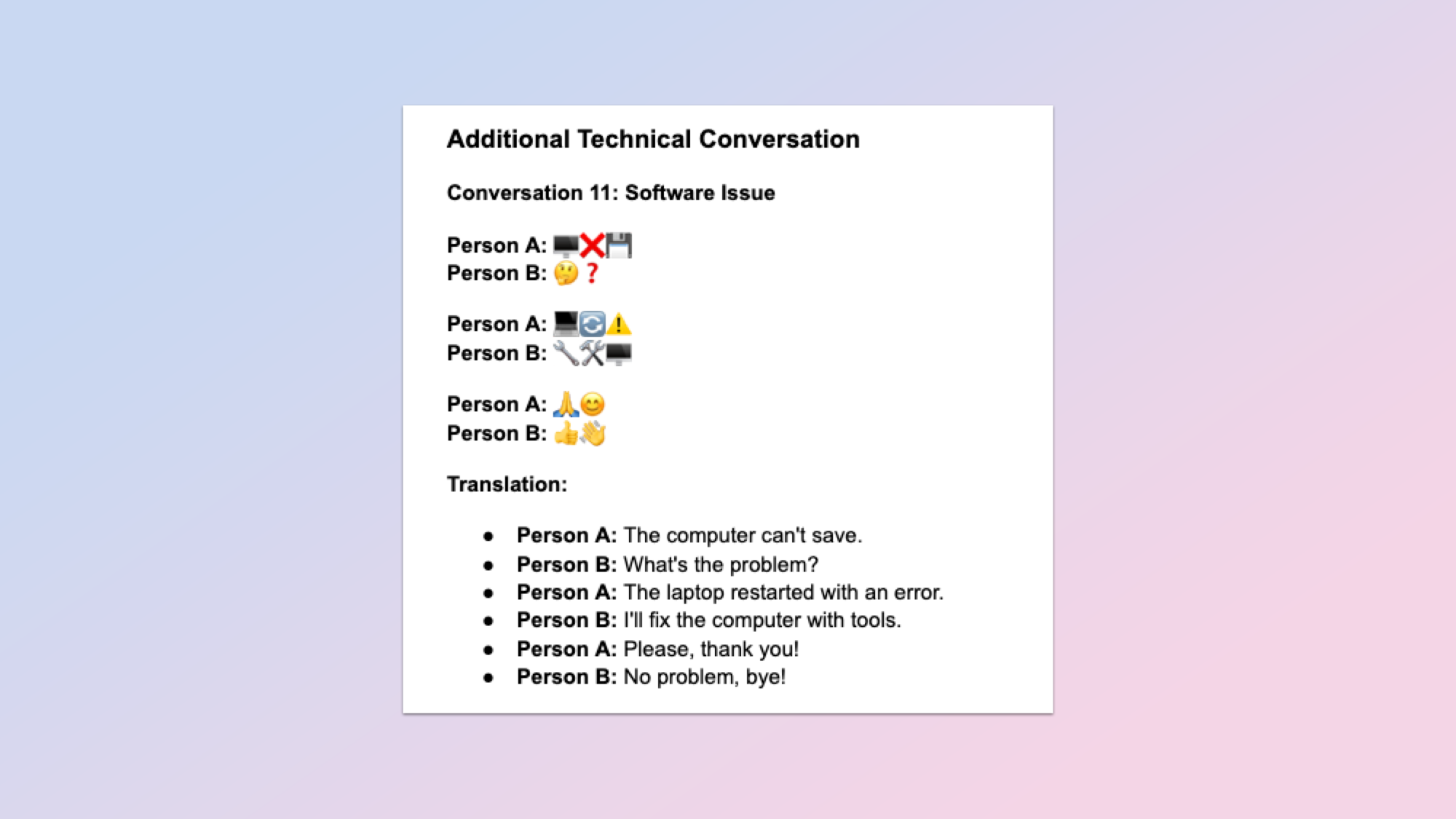 Emoji Dictionary