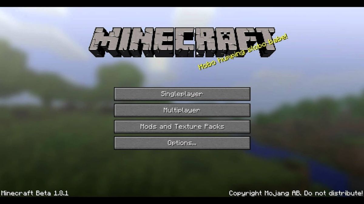minecraft game over screen