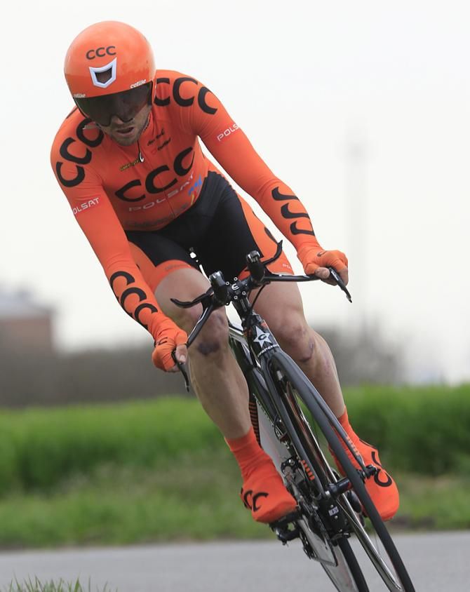Davide Rebellin (CCC Polsat) lost ground on the GC