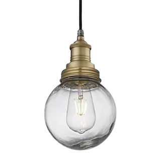 B&Q industville open bulb light