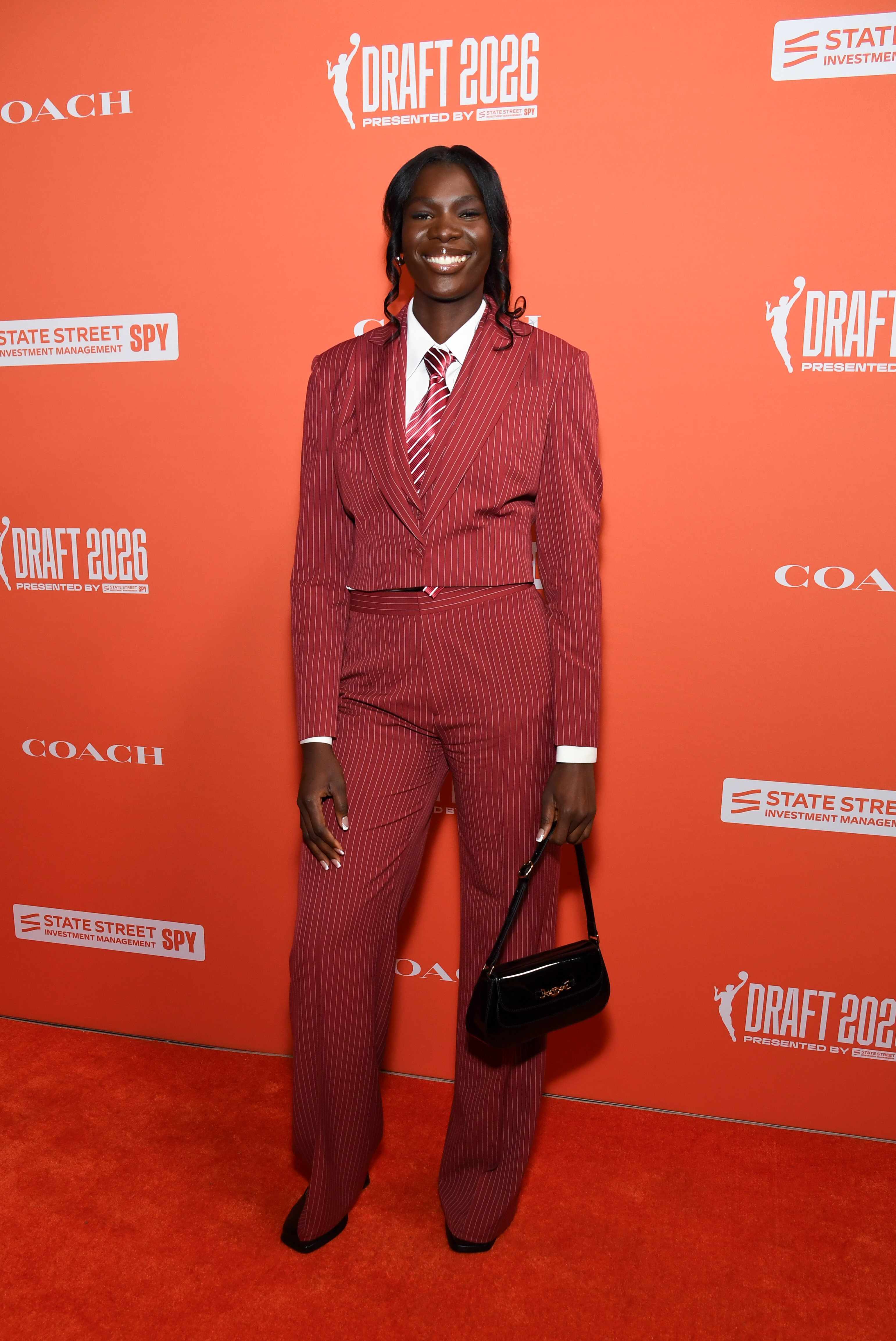 Madina Okot at the 2026 WNBA Draft held at The Shed at Hudson Yards on April 13, 2026 in New York, New York